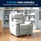 Flash Furniture Kids Recliner, 26" to 39" x 28", Upholstery Color: White BT-7985-KID-WHITE-GG - alternate 5